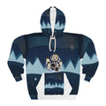 Blue Hour Passage — Penguin Expedition AOP Hoodie | Wrong Habitat