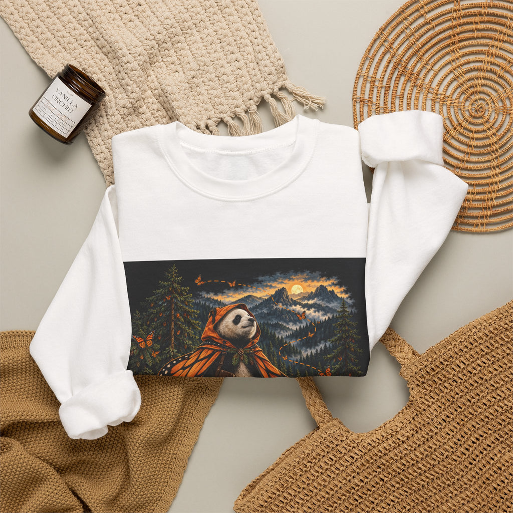 Migration Is a Long Way to Wear Wings crewneck, Wrong Habitat — view 4