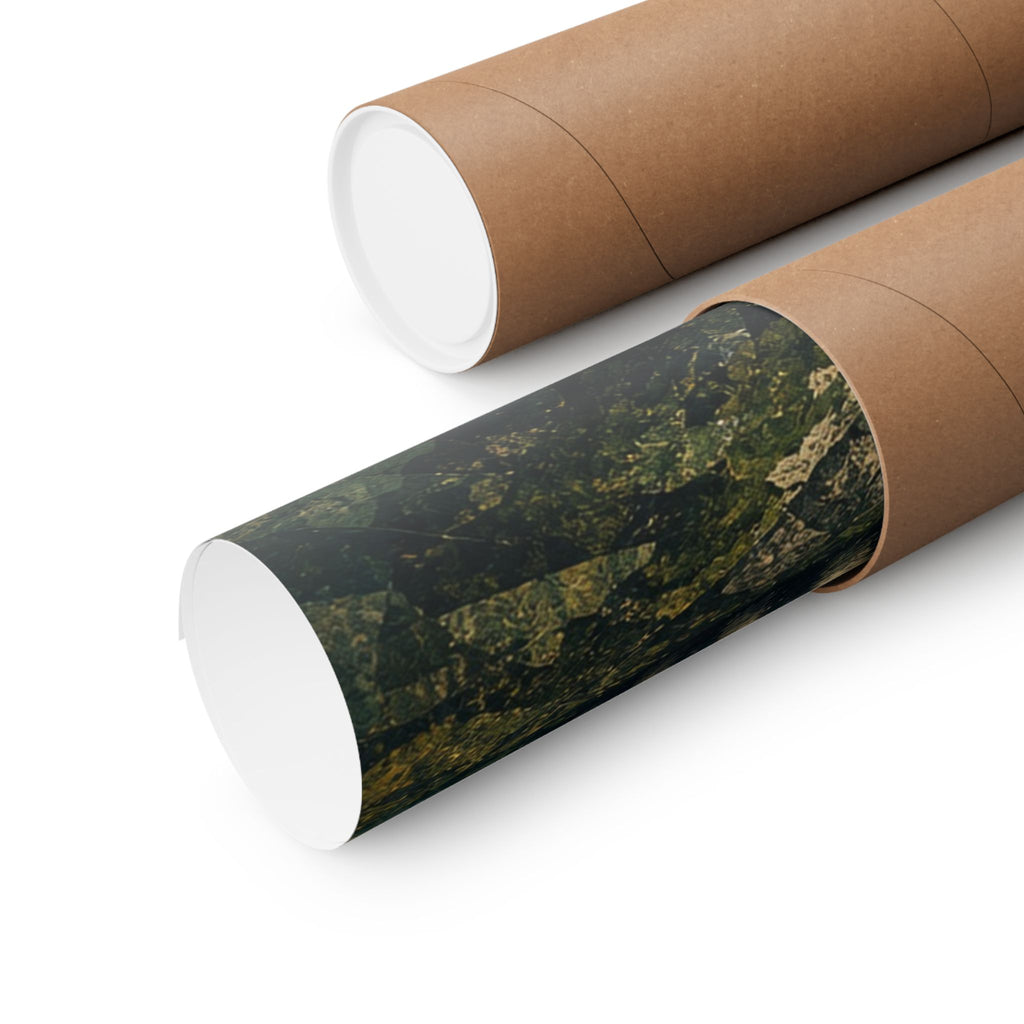 Panda and raccoon habitat swap matte art print, Wrong Habitat — additional product view 1