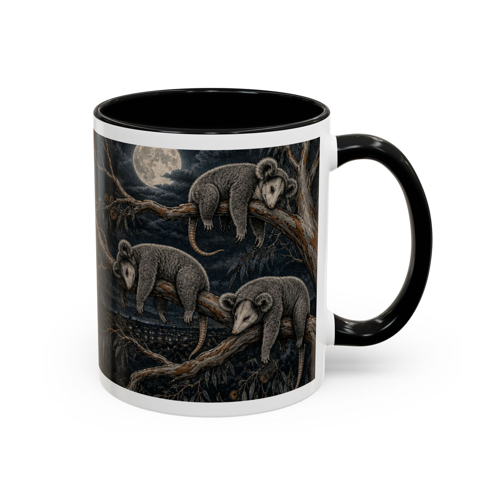 Play Dead Nap Hard wraparound coffee mug, 11oz ceramic