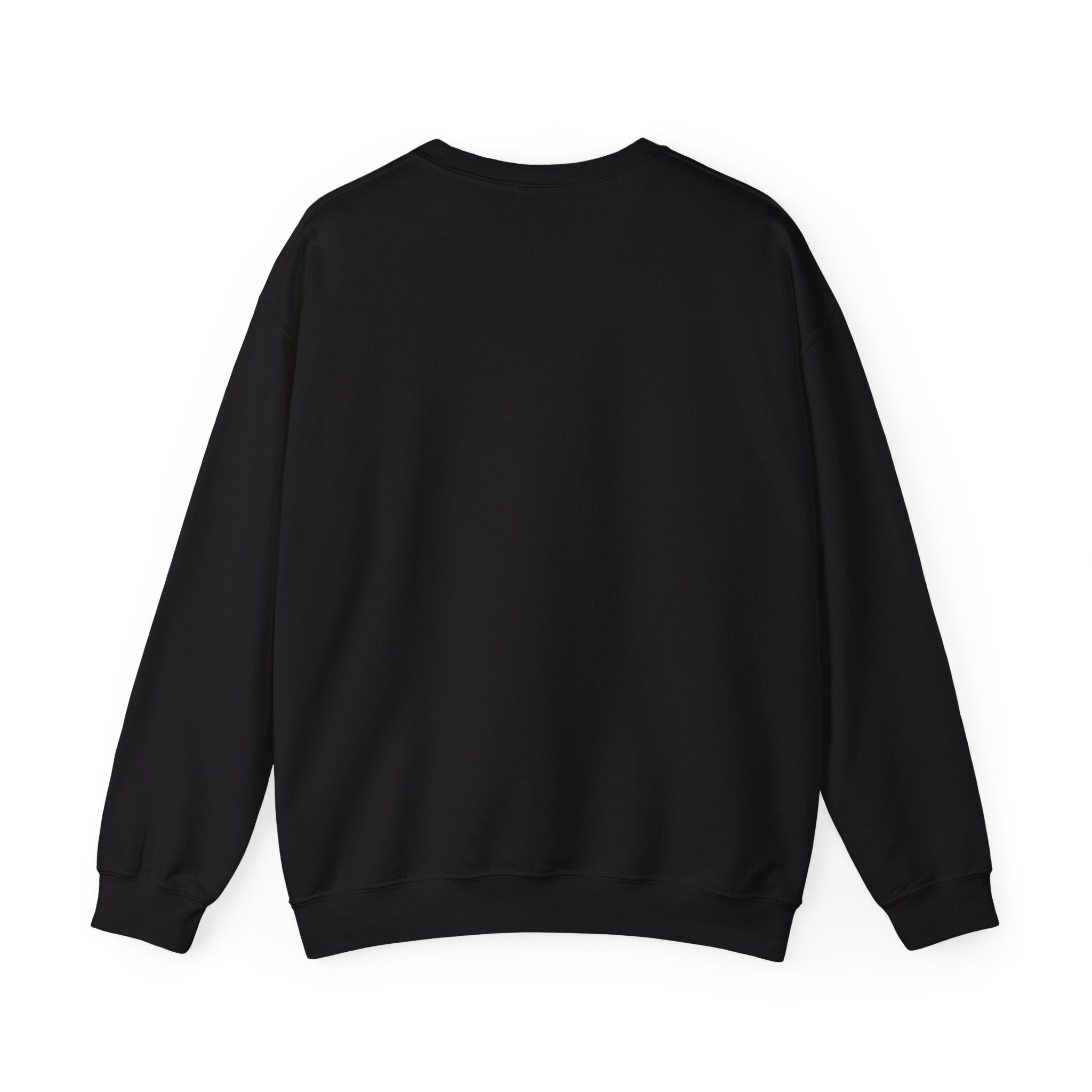 Octopus and mountain goat crewneck sweatshirt, black