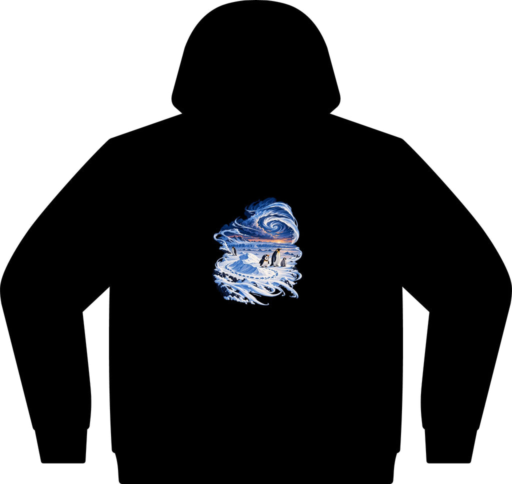 Windward Pause | Organic Cotton Penguin Hoodie