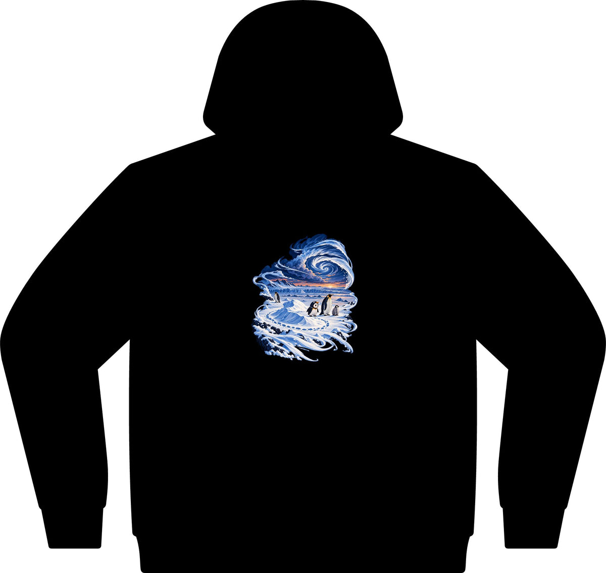Windward Pause | Organic Cotton Penguin Hoodie